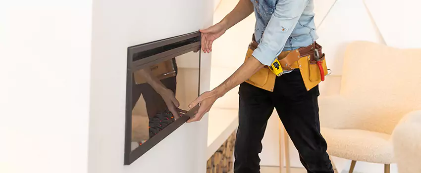 Metal Fireplace Installation in Geneva, Illinois