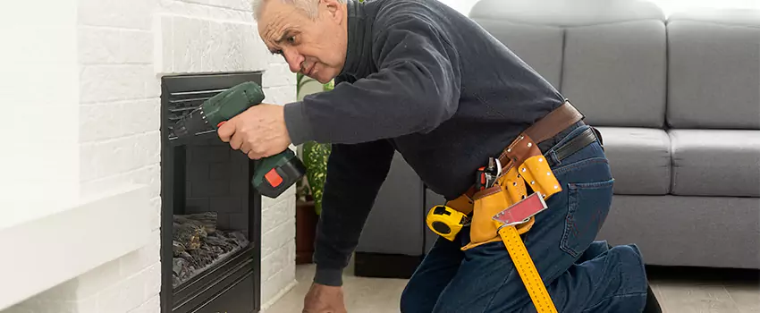 New Indoor Fireplace Installation in Geneva, Illinois