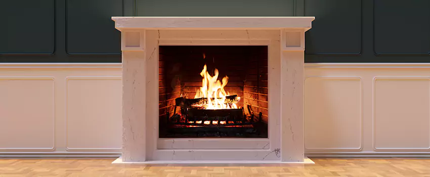Open Flame Wood-Burning Fireplace Installation Services in Geneva, Illinois