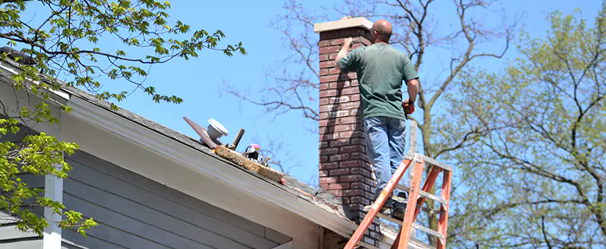 Vinyl and PVC Chimney Flashing Installation in Geneva, IL