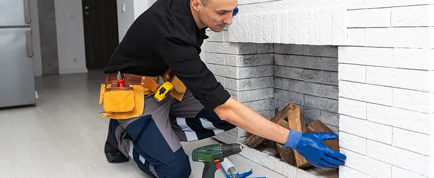 Fireplace Damaged Damper Frame Repair Services in Geneva, Illinois