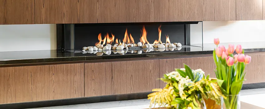 Double-height Fireplace Design Refurbishment in Geneva, Illinois