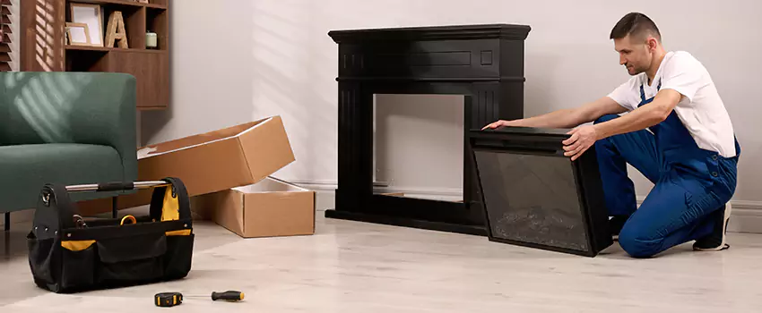 Old Rusted Metal Fireplace Repair And Replacement in Geneva, IL