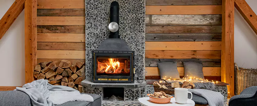 Thelin Hearth Products Direct Vent Gas Stove Fireplace Inspection in Geneva, Illinois