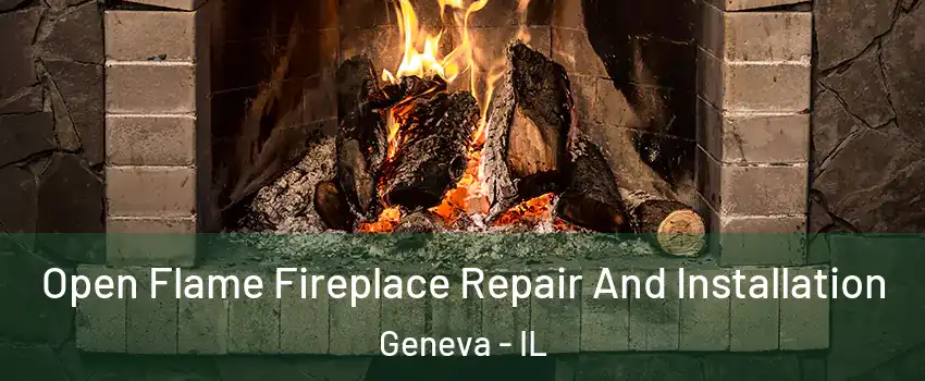  Open Flame Fireplace Repair And Installation Geneva - IL